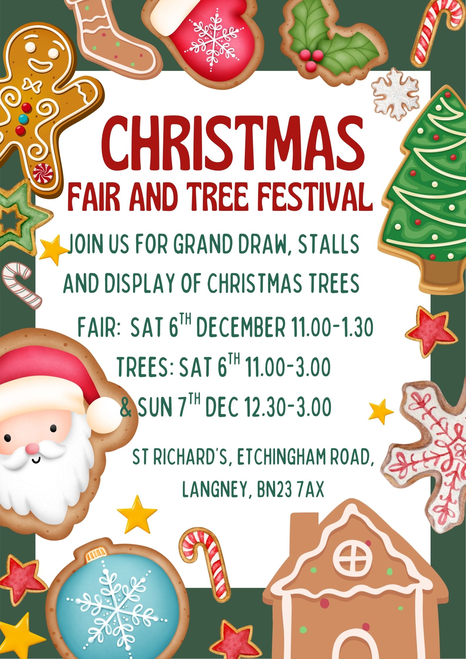Christmas Tree Festival and Fair Poster